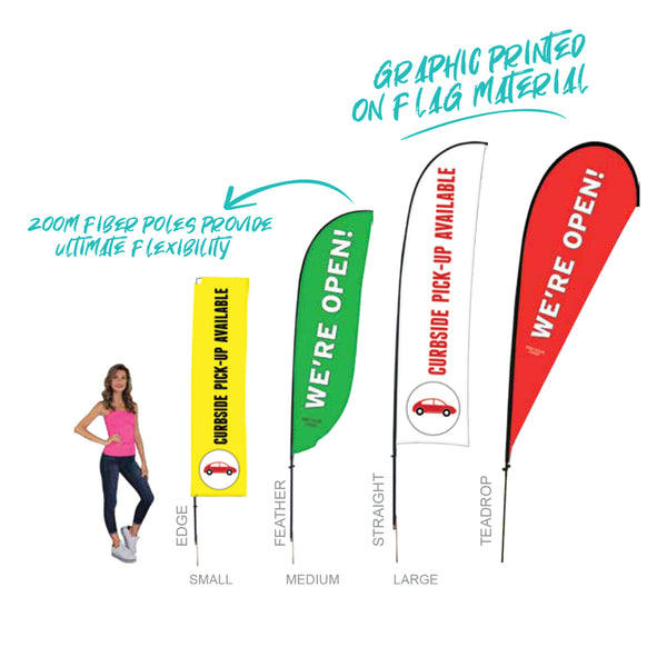 Large Flex Flag - D3 Portable Displays