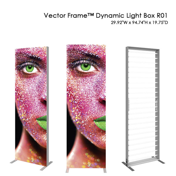 Vector Frame™ Dynamic Light Box - D3 Portable Displays