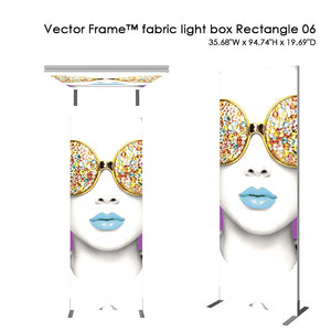 Vector Frame™ fabric light box Rectangle