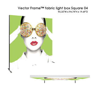 Vector Frame™ fabric light box Square