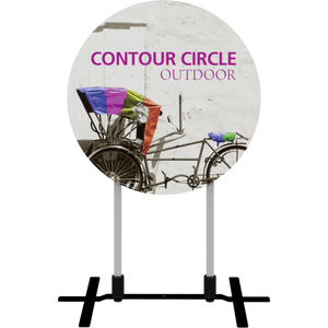 Contour Outdoor Sign Circle