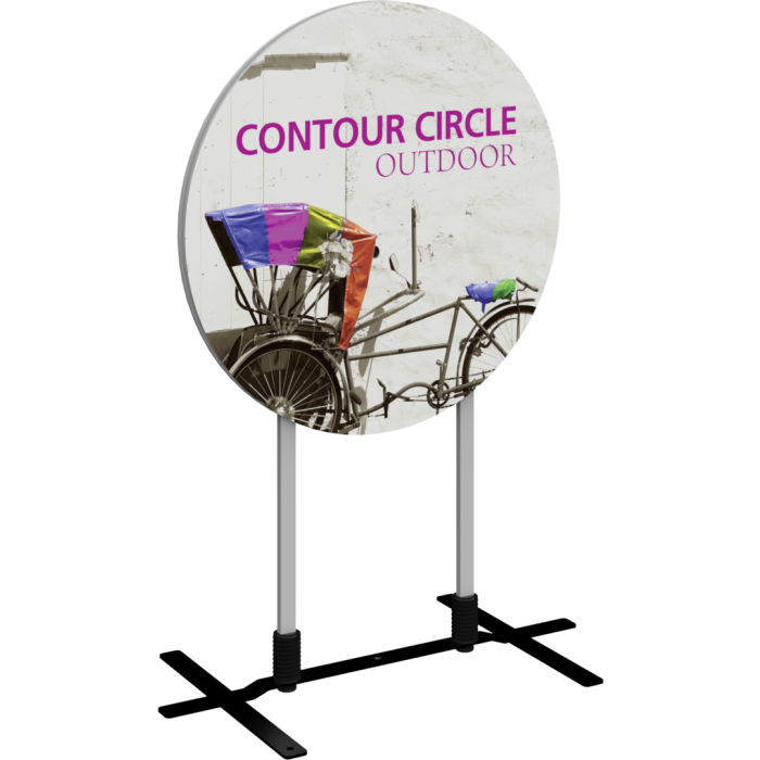 Contour Outdoor Sign Circle