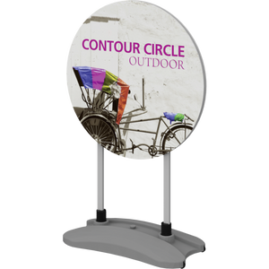 Contour Outdoor Sign Circle