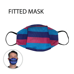 Adult Fitted Face Mask (multi-packs) - choose from 37 Patterns!