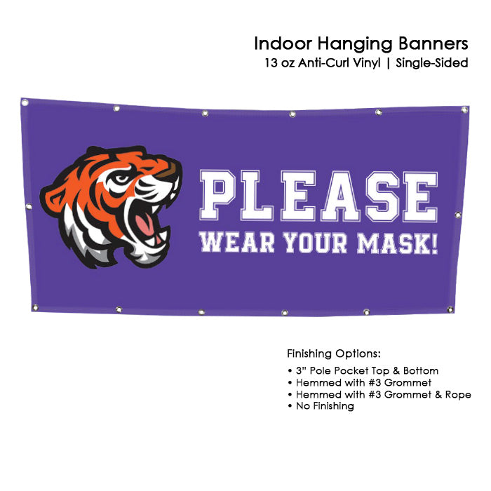 Indoor Hanging Banners - Fabric & Vinyl