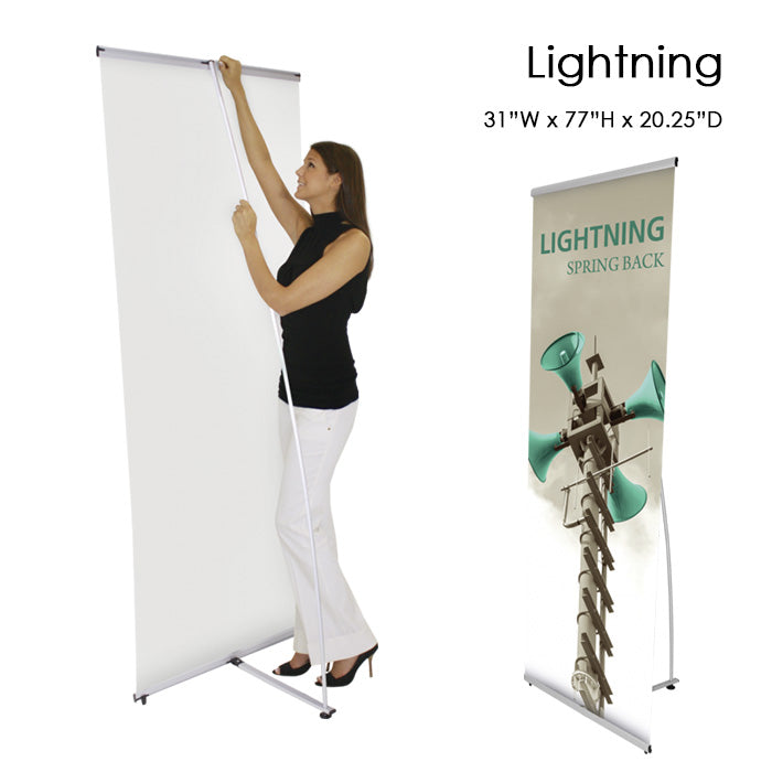 Lightning Banner Stand