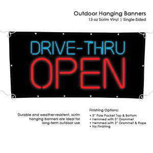 Outdoor Hanging Banners - Mesh & Scrim