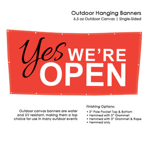 Outdoor Hanging Banners - Outdoor Canvas