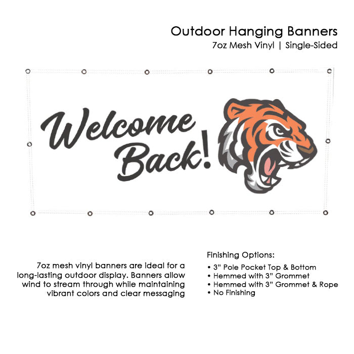 Outdoor Hanging Banners - Mesh & Scrim