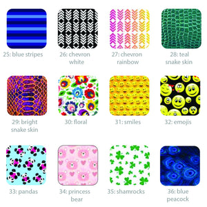 Adult Pleated or Fitted Face Mask - 37 Patterns to choose from! - D3 Portable Displays