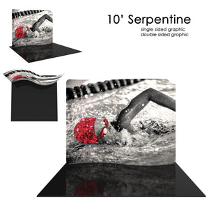 Formulate Essential 10' Backwall Straight, Curved, or Serpentine