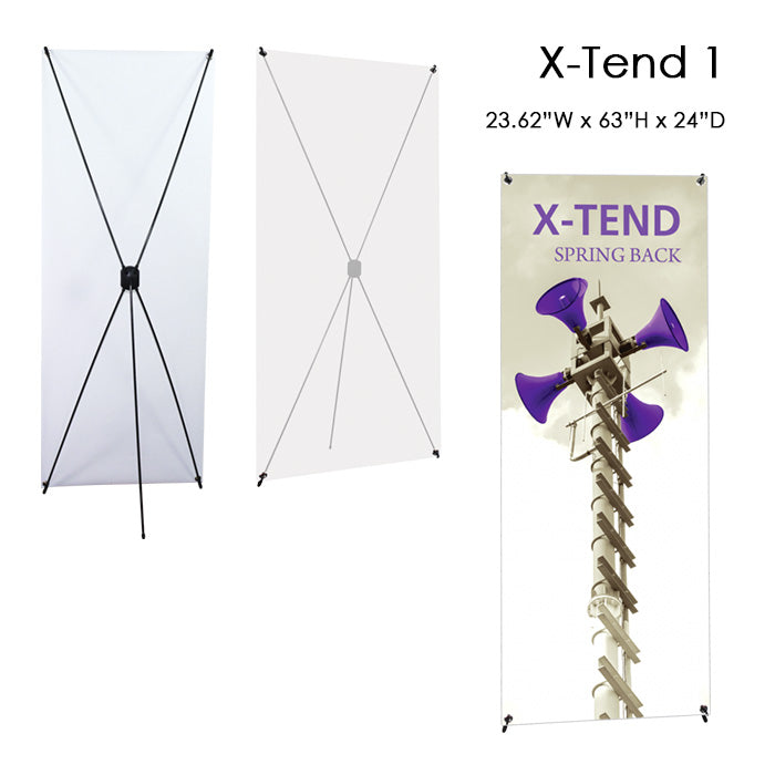 X-Tend Spring Back Banner Stands