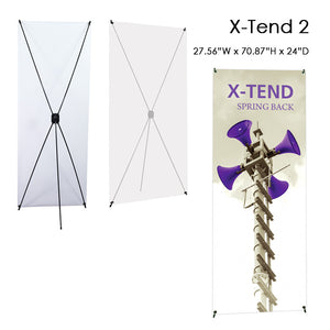 X-Tend Spring Back Banner Stands