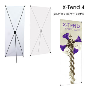 X-Tend Spring Back Banner Stands