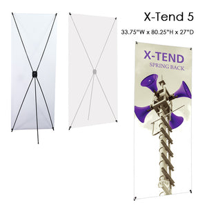 X-Tend Spring Back Banner Stands