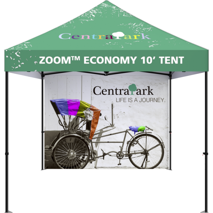 Full-wall Graphic Kit for Zoom Economy and Standard Popup Tents