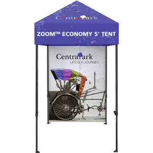 Full-wall Graphic Kit for Zoom Economy 5' Popup Tent