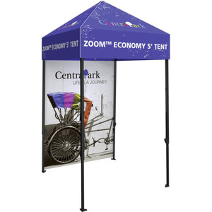 Full-wall Graphic Kit for Zoom Economy 5' Popup Tent