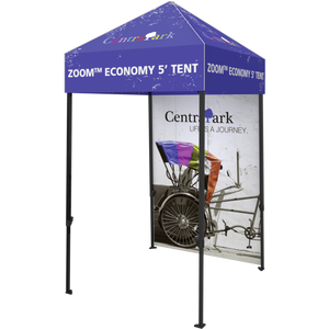 Full-wall Graphic Kit for Zoom Economy 5' Popup Tent