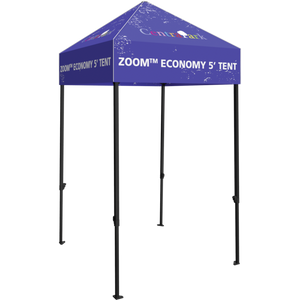 Zoom Custom Printed 5' Popup Tent