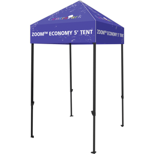 Zoom Custom Printed 5' Popup Tent