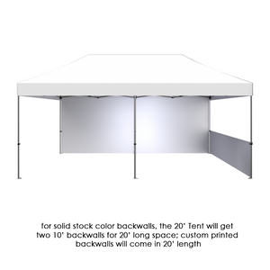 Full-wall Graphic kit for Zoom Standard 20' Popup