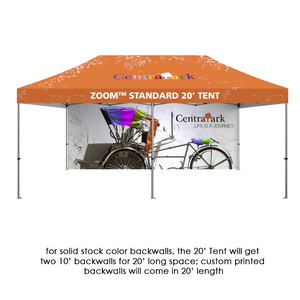 Full-wall Graphic kit for Zoom Standard 20' Popup