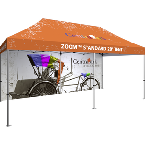 Full-wall Graphic kit for Zoom Standard 20' Popup