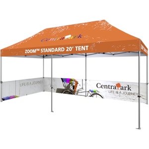 Half-wall Graphic kit for Zoom Standard 20' Popup